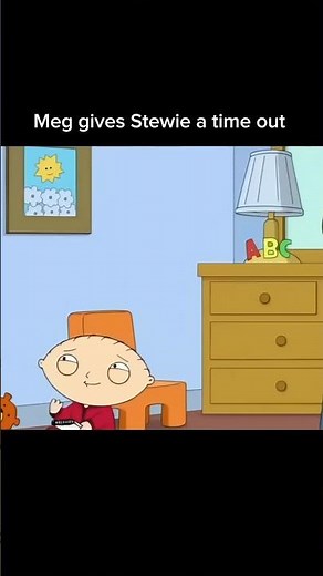 Meg gives Stewie a time out 😅 #shortsviral