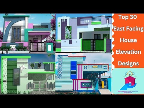 Top 30 East facing House Elevation designs || Single floor house elevation designs || Latest designs