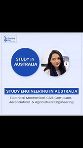 Bachelor of Engineering in Australia: Opportunity for 5-Year PSW & PR! 🇦🇺 Want to study Engineering? Civil, Mechanical, Computer, Electrical, Aeronautical, Agricultural — Australia is now the best destination to pursue a Bachelor’s in your preferred engineering field! And after graduation, you get the benefit of a 5-year work permit (PSW) and PR opportunities. 💡 Get direct career guidance from experts: 🗓14 & 15 February, 2026 📍 “Australia Education Expo” organized by Scholars Zone Venue: Sc