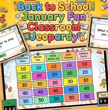 Back to School January Jeopardy Game | After Winter Break Classroom Review