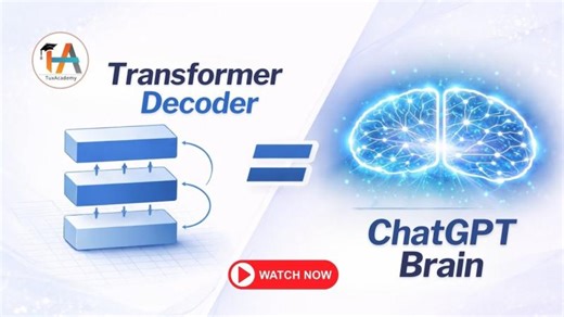 How ChatGPT Generates Text | Transformer Decoder Explained Simply | TuxAcademy