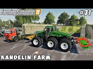 Chopping corn for silage | Kandelin Farm | Farming simulator 19 | Timelapse #31