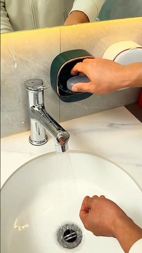 Wall Mounted Soap Holder 🧼 | Self-Adhesive Drain Tray for Quick Dry & Hygienic Bathroom Use 🚿