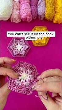 How to fasten off with the invisible stitch! #haken #crochet