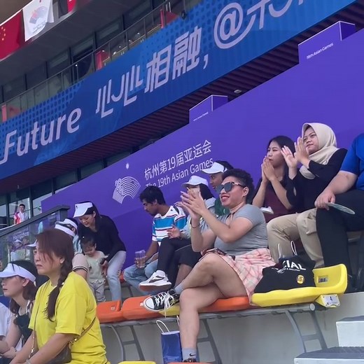 18K views · 597 reactions | The first competition of Hangzhou Asian Games attracted numerous cricket fans, cheering for the competitors. #Hangzhou #AsianGames #Cricket #Cheering #HangzhouAsianGames ICC - International Cricket Council Asian Cricket Council | 19th Asian Games Hangzhou 2022 | Facebook
