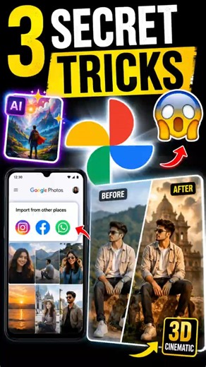 Google Photos Secret Features You Must Try 🔥Google Photos AI Tricks Nobody Uses 😲3 Google Photos Fea