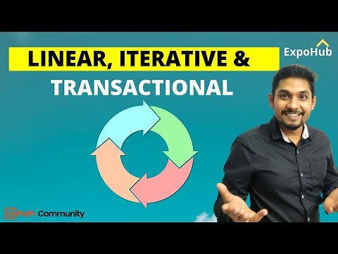 UiPath Category of Processes: Linear, Iterative and Transactional Processes