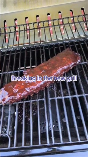 Breaking in the new propane grill with some ribs #food #bbqmeat #grill #grilling #summer #foodie