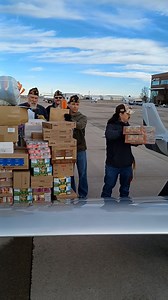 "This is the entire message of VFW." The 15th annual Ron Davies Memorial VFW Air Lift took off today, with VFW members across the state of Colorado helping to load aircraft with nearly 13,500 pounds of donated food, clothing and Christmas toys. The event, which is managed by VFW Post 9644 Commander Todd Van Sant and National Business Aviation Association (NBAA) regional director Brittany Davies, is designed to use aviation as a means of reaching as many communities as possible. After planes are 
