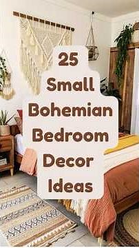 25 Small Bohemian Bedroom Decor Ideas You"Try To Copy #bohemiandecor