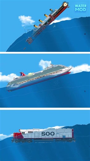TSUNAMI VS SHIPS №10 | Floating Sandbox 🌊