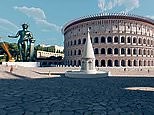 Online aerial tour over ancient Rome as it appeared during historical heyday
