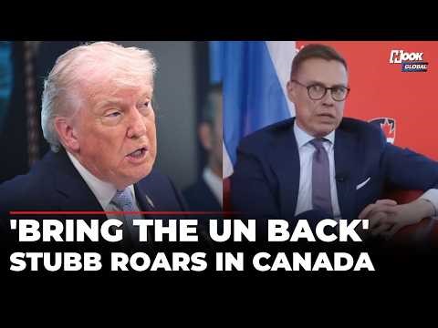 'American DNA Is Fundamentally Different': Finland Prez Stubb Fiery QnA On UN, Trump, EU, Canada