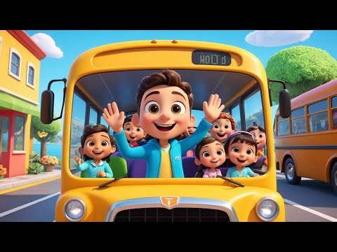 Wheels on the City Bus — Zooming Past Tall Buildings! | Fun Kids Song | Silly City Adventure Rhyme
