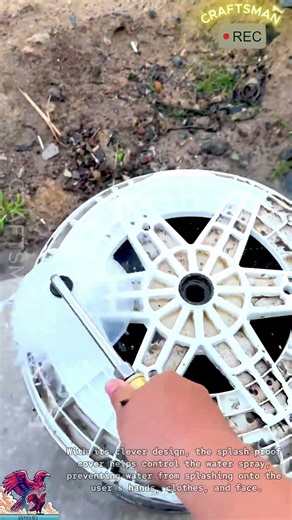 Anti-Splash Water Spray Cleaning Tool #shorts #viral #tools #creative #video