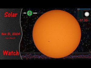 🌞 LIVE Solar Watch | Real-Time Sunspot Views & Clear Skies 🌞| 2024-11-21