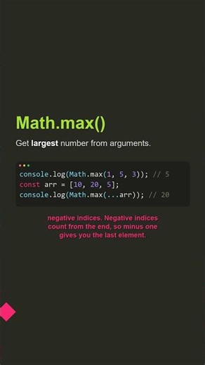 🔥 Math.max() - Clean Code Tip #Shorts