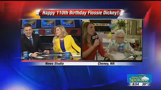 Interview with 110 Year Old Woman, Flossie Dickey