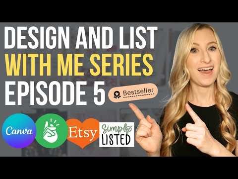 How to Create Designs That Actually Sell on Etsy: Design & List With Me Episode 5