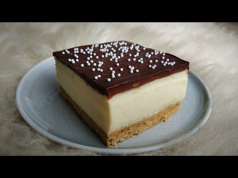 SERNIK GOTOWANY Z WIADERKA - sernik bez pieczenia na herbatnikach