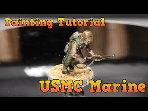 How To Paint USMC Marine - Tabletop Standard!