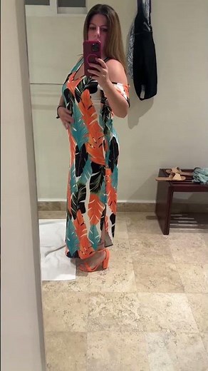 HUSKARY Hawaiian Dress Try-On. The Perfect Summer Beach Outfit You Need! Link in description 🔗✔️