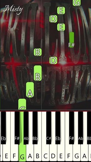 TRILLIUM HARDTEKK - (EASY PIANO TUTORIAL)