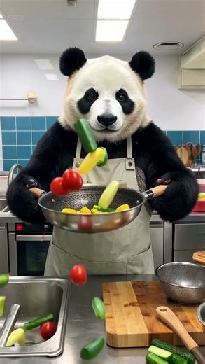 Panda Tries to Cook 🍳 | Funniest Cooking Fail Ever!