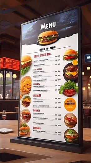 Trending Restaurant Food Menu Design 2024-2025 #restaurantmenu #cateringmenu