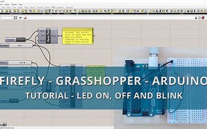 【设计师加油站】Grasshopper插件firefly：Arduino初学者教程 入门案例：LED灯