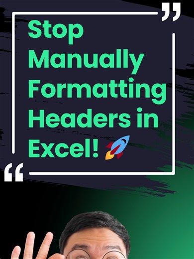 🔥 Stop Manually Formatting Excel Headers! 🔥 Here’s how to rotate & split headers the smart way! 📌 Rotate Headers: ✔ Select all headers → Home tab → Click Angle Counterclockwise under Alignment 📌 Split a Header: ✔ Select the header cell → Press Alt Enter to add a line break ✔ Move the top text & adjust ✔ Press Ctrl 1 → Go to Borders → Click Diagonal Split 🎯 Done! Clean headers in seconds! 💡 Want to work smarter in Excel? Comment “Excel” & I’ll DM you my 26 must-know Excel shortcuts cheat sh