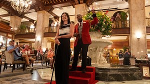 Watch The Peabody ducks march to fountain in lobby of iconic Memphis hotel