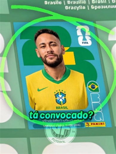 O QUE VAI ROLAR com o ALBUM DA COPA se o NEYMAR tá convocado? #seleçãobrasileira #copadomundo #figurinha #neymar #tiktokesportes #brasil