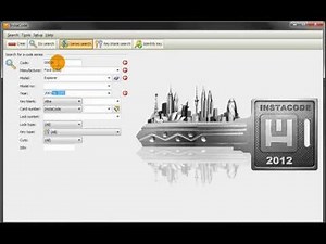 Instacode 2012 Key Cutting Code Calculator Software Tutorial