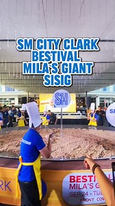 SM City Clark Bestival Mila's Giant Sisig #FoodiesFestivalAtSM #SMCityClark | Exploring Pampanga