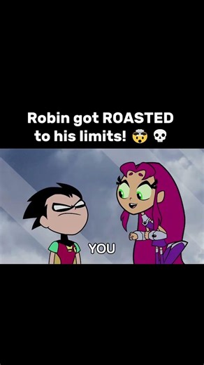 Robin got ROASTED to his limits! 🤯💀 #reels #teentitansgo #funny #dc #cartoon #shorts