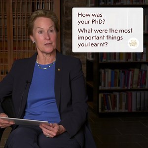 9K views · 599 reactions | What is Frances Arnold's favourite element, her advice for overcoming obstacles, and her top tip for women in science? Chemistry laureate Frances Arnold is back to answer more of your questions! | Nobel Prize | Facebook