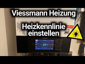 How to set the heating curve for a Viessmann heating system - Instructions! | Viessmann Vitodens ...