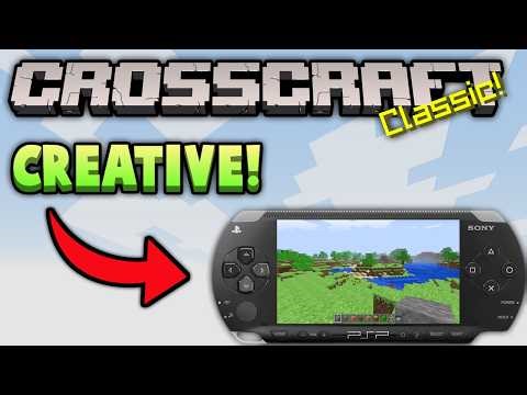 Minecraft Classic on PSP - Creative Mode Demo | CrossCraft