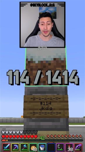 AitorAxAC0D on Instagram: "Coleccionando TODOS los OBJETOS de Minecraft en mi SkyBlock! 🥶😱 (114/1414) . #minecraft #minecraftskyblock #minecraftchallenge #skyblock #skyblockaxa"