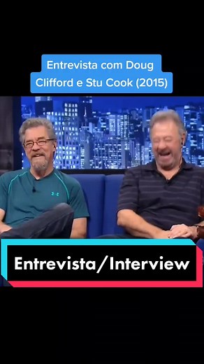 Doug Clifford e Stu Cook foram membros do Creedence Clearwater Revival, e em 2015 foram entrevistados pelo The Noite. #entrevista #interview #thenoite #sbt #historiadamusica