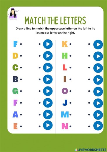 Les alphabet worksheet