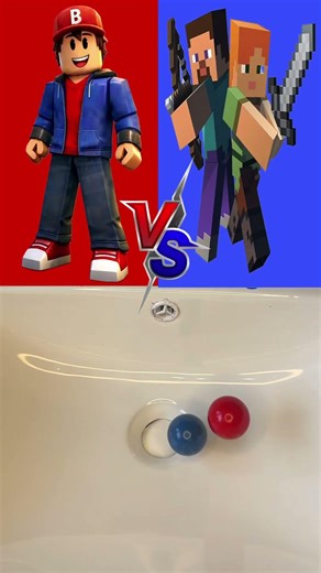 Minecraft vs Roblox#battle #minecraft #roblox #vs