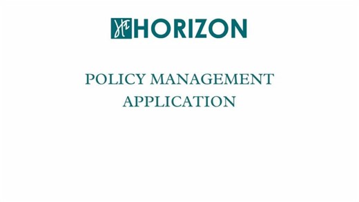 Horizon s Policy Management Application | Jason Adolf