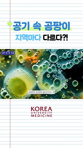 공기에도 동네별 특징이 있다