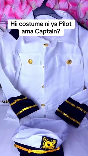 Pilot costume for kids: pilot or captain career costume