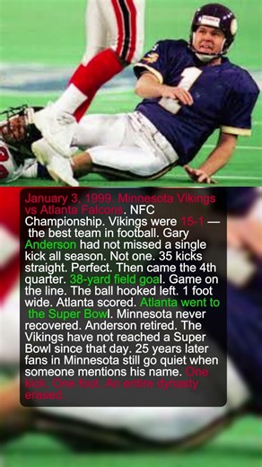 The Kick That Missed by 1 Foot and Destroyed a Dynasty Forever