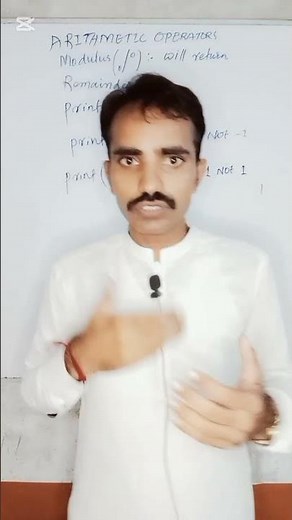 Modulus (%) | print(10%3) = 3 & print(-10%3) = 2 Not -1 Why? | #youtubeshorts #python