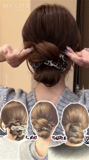 The perfect updo in minutes