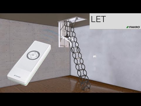 Електричні сходи на горище Fakro LET Electric Loft Ladder Installation #fakro #home